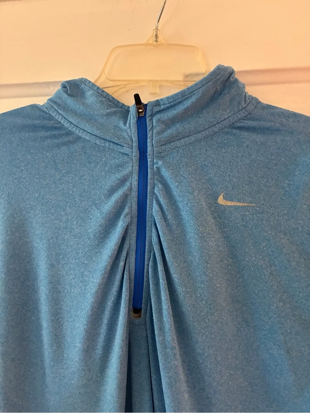 Nike Men’s Dri-FIT Blue 1/4 Zip Pullover Size M